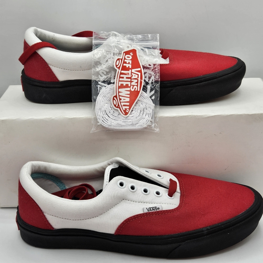 Vans customs cumfy cush classic skater shoes men's size 9 women's size 10.5